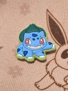 3/$10 Bulbasaur Croc Charm – Classic Starter Pokémon Jibbit